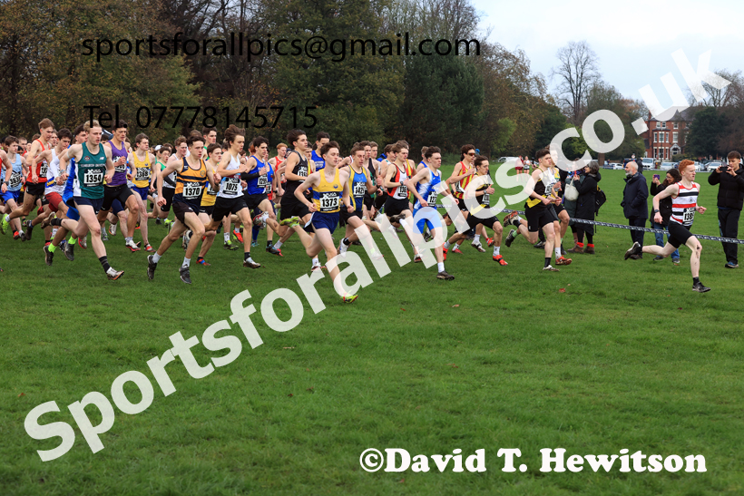 Mens Under-17s and Under-20s 2025 Liverpool Cross Challenge, Sefton Park, Saturday, November 22th. Photo: David T. Hewitson/Sports for All Pics